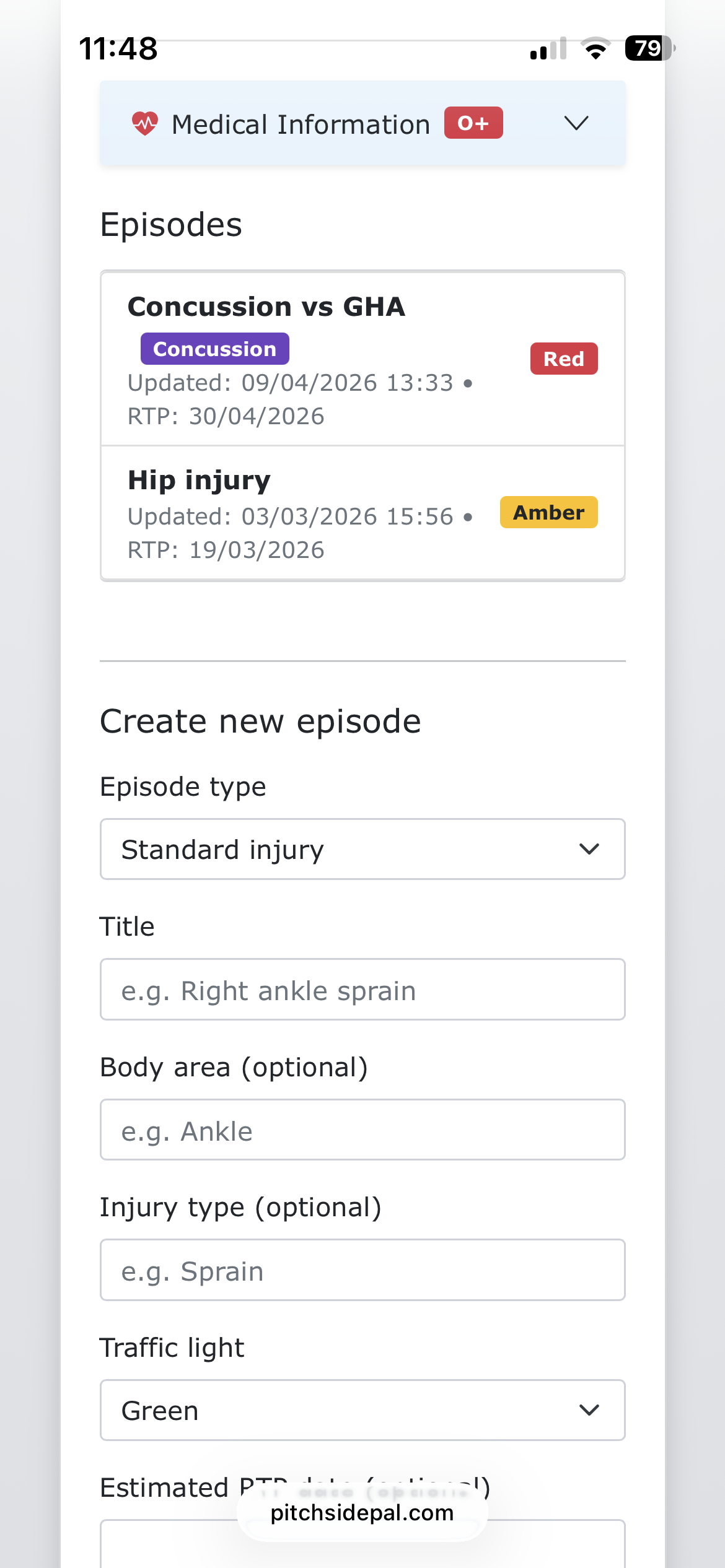 Medical Episodes