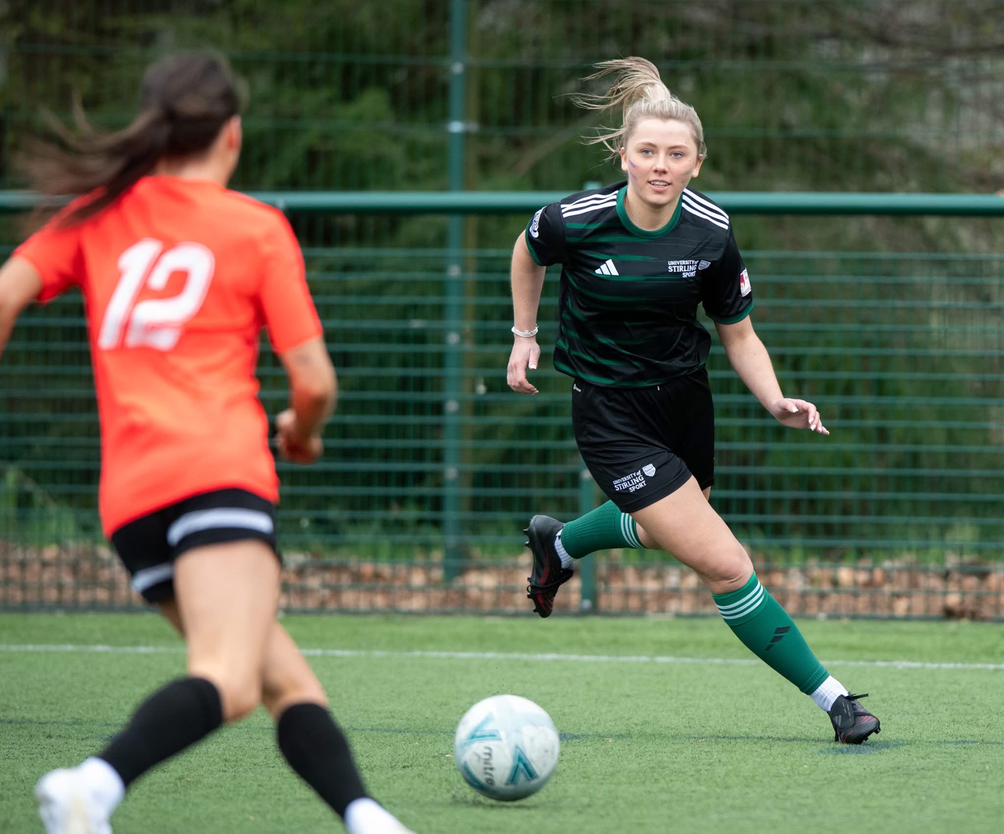 Women playing football